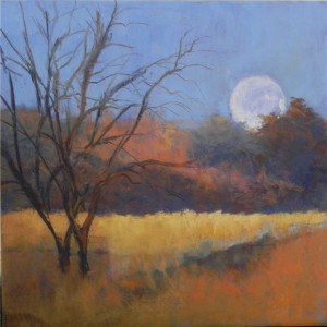 Harvest Moon, 12 x 12 Pastelbord