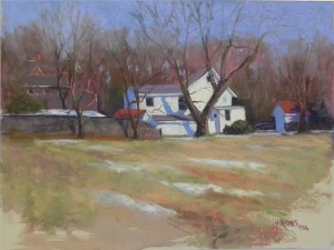 White House in Poolesville, 12 x 16, UART 500 