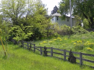 Reference photo of house on corner of 355 and Comus Rd.