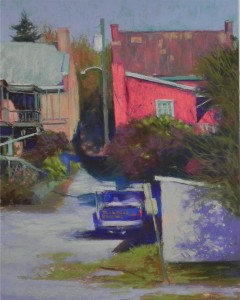 Back Alley, Frederick, 11 x 14, UART