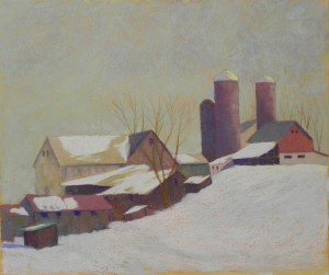 Amish Farm, 20 x 24, BFK Rives 