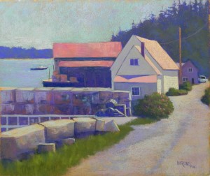 Stonington Harbor, 20 x 24 