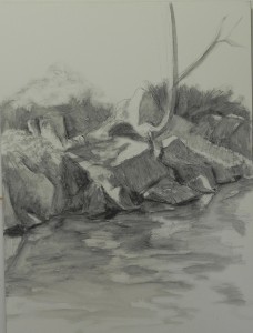 Initial graphite lay-in