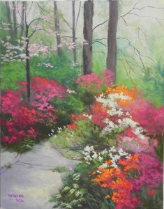 Spring Azaleas, 14 x 11 UART 400