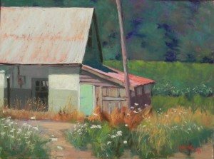 Farm Building Near the Coastal Range, 12 x 16, UART 400