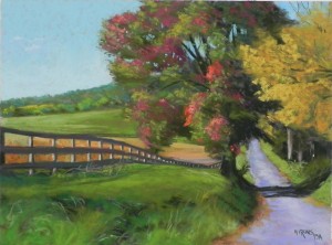 Country Road Near Sugar Loaf, 12 x 16, UART 400