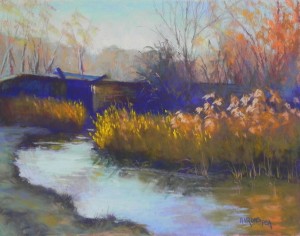 Late Day Light, C&O Canal, #2, 11 x 14, UART 400