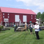 Painting at the Sugar Loaf Winery