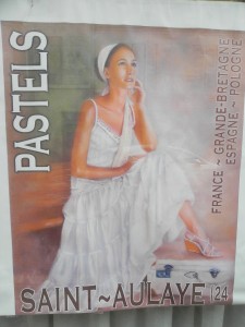 Poster for the Pastels en Perigord show in St. Aulaye