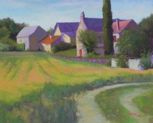 Farm Village, Perigord Noir, 16 x 20 400 UART