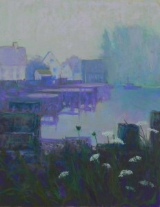 Fog Study in Violet, 14" x 11" UART 400