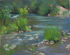 Stream Study--Before, 11 x 14, UART