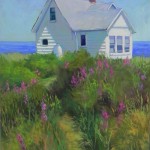 Shore House with Loosestrife