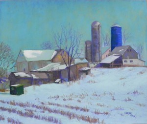 Amish Farm Revisited, 20 x 24, Pastel Premiere Italian clay