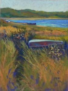 Three Boats, Crescent Beach, 16" x 12", UART 320