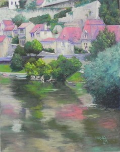 Dordogne Reflections, 20 x 16 (revised version)