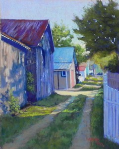 Turquoise House, Lewes, DE, 14" x 11", UART 320