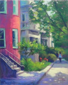 A Stroll in Dupont Circle, 20" x 16", UART 320