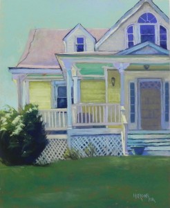 Yellow Farmhouse, West Harris Rd, UART 320, 20" x 16"