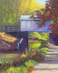 Light and Shadow, Great Falls, 20" x 16", UART 320