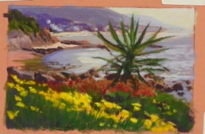 California Coast 4" x 6", Pastelmat