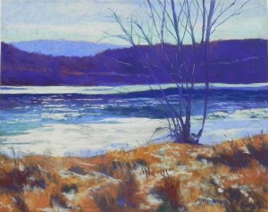 Sunlight on the Delaware, 16" x 20", UART 320