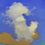 Detail of colors in cloud