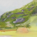 Detail of mountains