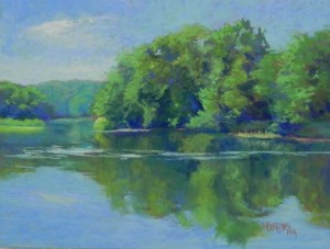 The Potomac at Nolands Ferry, 12" x 16", UART 320